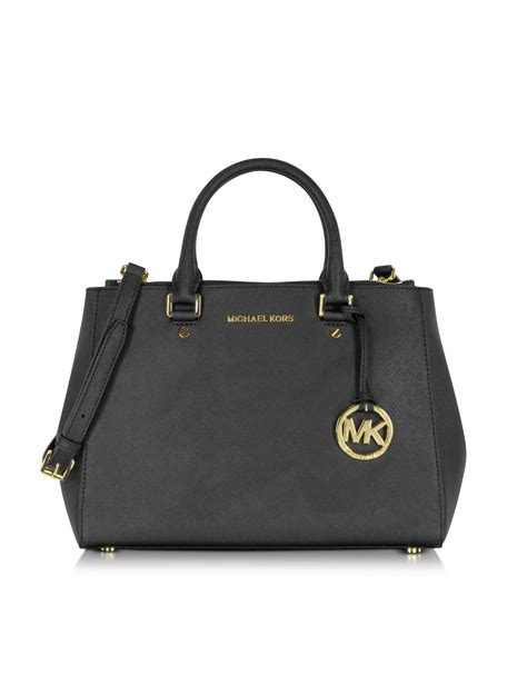 michael kors sutton medium saffiano leather satchel review|Michael Kors saffiano bag black.